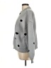 Unbranded 100% Polyester Hearts Gray Pullover Sweater Size L - photo 5