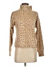 Ann Taylor LOFT Animal Print Tan Turtleneck Sweater Size XS - photo 1