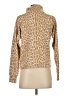 Ann Taylor LOFT Animal Print Tan Turtleneck Sweater Size XS - photo 2