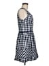 Taylor Checkered-gingham Blue Casual Dress Size 8 - photo 4