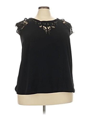 Truly Poppy Sleeveless Blouse (view 1)