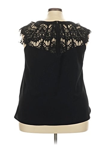 Truly Poppy Sleeveless Blouse (view 2)