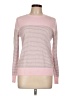Kim Rogers 100% Cotton Stripes Pink Pullover Sweater Size L (petite) - photo 1