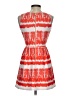 Aqua Print Orange Cocktail Dress Size XS - photo 2