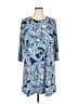 New Directions Paisley Blue Casual Dress Size XL - photo 1