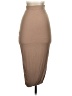 Diosa Solid Tan Casual Skirt Size S - photo 2