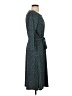 Lands' End Chevron-herringbone Teal Casual Dress Size S - photo 4