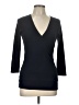 James Perse Black Blue 3/4 Sleeve Top Size Lg (3) - photo 1
