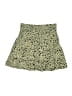 Pink Lily 100% Polyester Hearts Green Casual Skirt Size M - photo 1