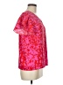 Shein Pink Short Sleeve Blouse Size 6 - photo 4