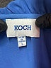 Koch 100% Polyester Blue Short Sleeve Blouse Size L - photo 7