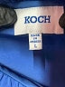 Koch 100% Polyester Blue Short Sleeve Blouse Size L - photo 8