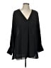 Who What Wear 100% Polyester Black Long Sleeve Blouse Size L - photo 1