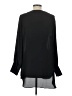 Who What Wear 100% Polyester Black Long Sleeve Blouse Size L - photo 2