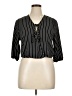 Assorted Brands Black 3/4 Sleeve Blouse Size XL - photo 1