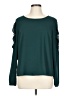 Maurices 100% Polyester Teal Green Long Sleeve Blouse Size L - photo 1