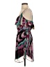 Assorted Brands 100% Polyester Print Teal Cocktail Dress Size XS - photo 5