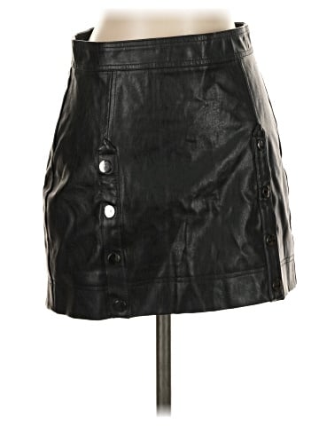 Devlin Faux Leather Skirt (view 1)