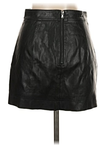 Devlin Faux Leather Skirt (view 2)