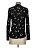 Maeve Graphic Black Long Sleeve Blouse Size 2 - photo 2