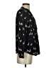 Maeve Graphic Black Long Sleeve Blouse Size 2 - photo 4