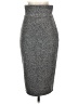 Bebe Tweed Gray Formal Skirt Size S - photo 1