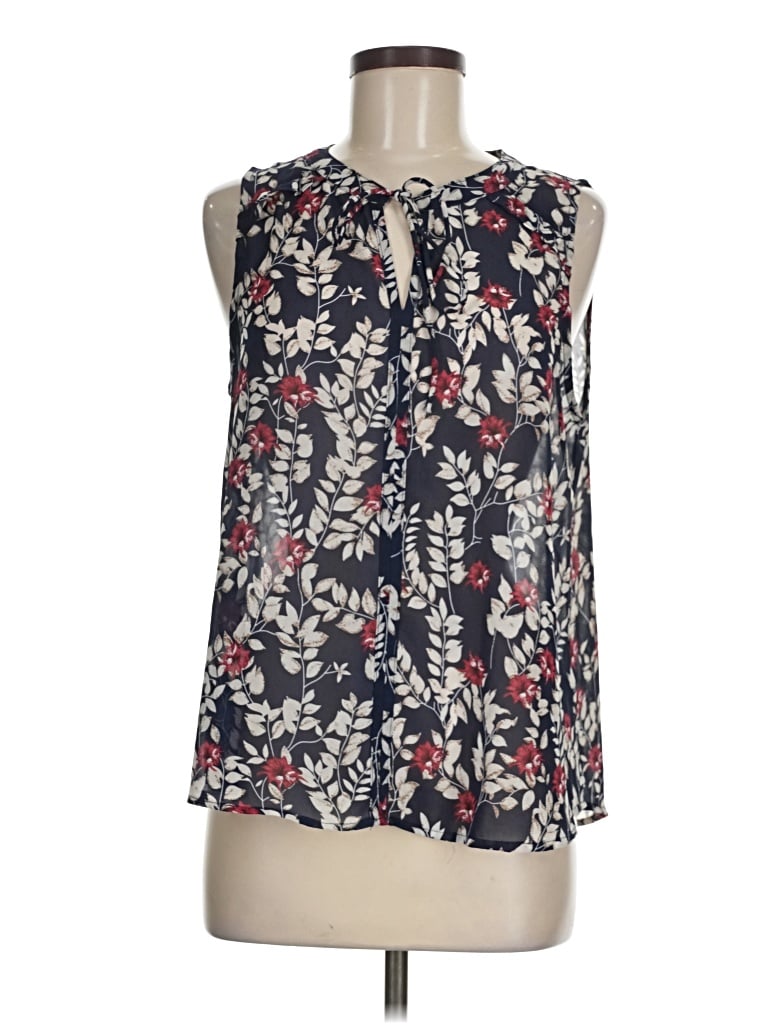 Pre-owned Fun2fun Sleeveless Blouse In Blue