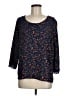Collective Concepts Blue 3/4 Sleeve Blouse Size M - photo 1