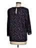 Collective Concepts Blue 3/4 Sleeve Blouse Size M - photo 2