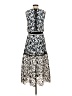 Self-Portrait Paisley Ivory Blue Casual Dress Size 4 - photo 2