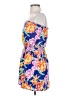 Unbranded 100% Viscose Tropical Blue Cocktail Dress Size S - photo 5