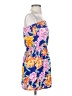 Unbranded 100% Viscose Tropical Blue Cocktail Dress Size S - photo 4