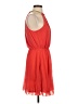 Bebe Solid Orange Cocktail Dress Size S - photo 4