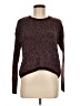 Xhilaration Metallic Brown Burgundy Pullover Sweater Size M - photo 1