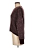 Xhilaration Metallic Brown Burgundy Pullover Sweater Size M - photo 5