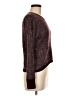 Xhilaration Metallic Brown Burgundy Pullover Sweater Size M - photo 4