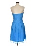 David's Bridal 100% Polyester Blue Cocktail Dress Size 10 - photo 2