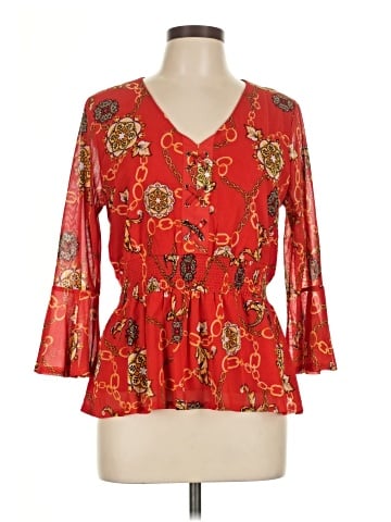 Ember 3/4 Sleeve Blouse (view 1)