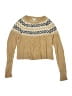 Crewcuts Chevron-herringbone Tan Pullover Sweater Size 8 - 9 - photo 1