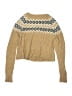Crewcuts Chevron-herringbone Tan Pullover Sweater Size 8 - 9 - photo 2
