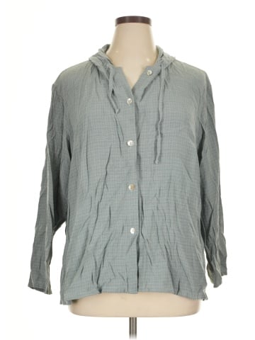 Norton Studio 3/4 Sleeve Button-Down Shirt (view 1)
