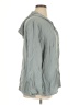 Norton Studio Gray 3/4 Sleeve Button-Down Shirt Size 1X - photo 4