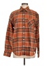 Prestige Apparel Plaid Orange Long Sleeve Blouse Size Lg - XL - photo 1