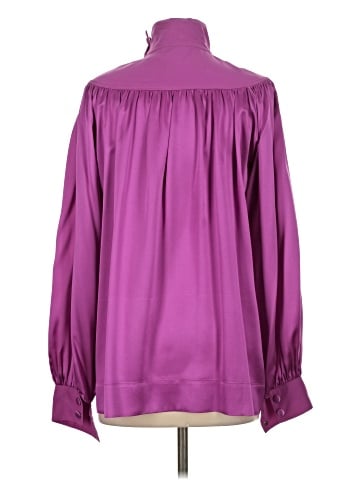 Céline Long Sleeve Silk Top (view 2)