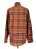 Prestige Apparel Plaid Orange Long Sleeve Blouse Size Lg - XL - photo 2