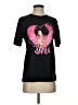 Assorted Brands Print Black Short Sleeve T-Shirt Size XXS - photo 1
