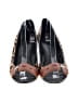 Nine West Animal Print Brown Wedges Size 9 1/2 - photo 2