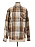 Assorted Brands Plaid Brown Long Sleeve Blouse Size Lg - XL - photo 1