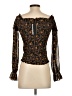 Lucy Paris Black Long Sleeve Blouse Size S - photo 2