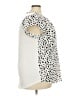 Papermoon 100% Polyester Polka Dots White Short Sleeve Blouse Size 3X - photo 4